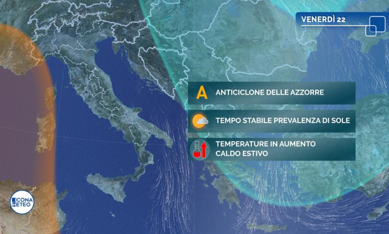 Arriva L Anticiclone Delle Azzorre Oggi Stabile E Pi Caldo Icona Meteo