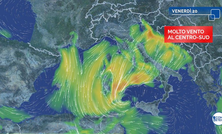 Meteo VORTICE CICLONICO Rischio NUBIFRAGI E CLIMA INVERNALE