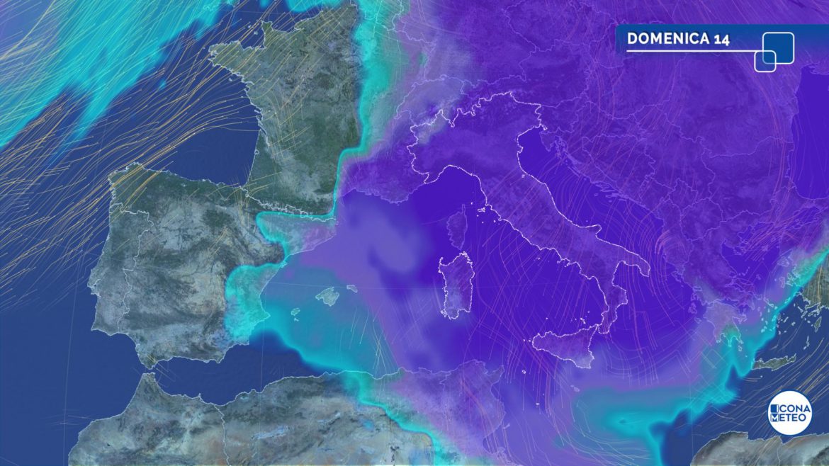 Neve in città e in alcuni tratti di costa Italia nella morsa del gelo