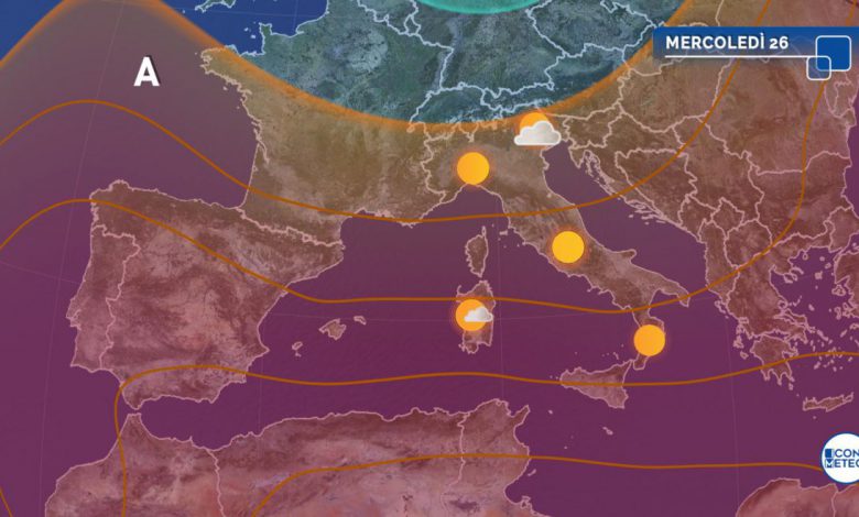 Fase METEO più STABILE sullItalia i dettagli Icona Meteo