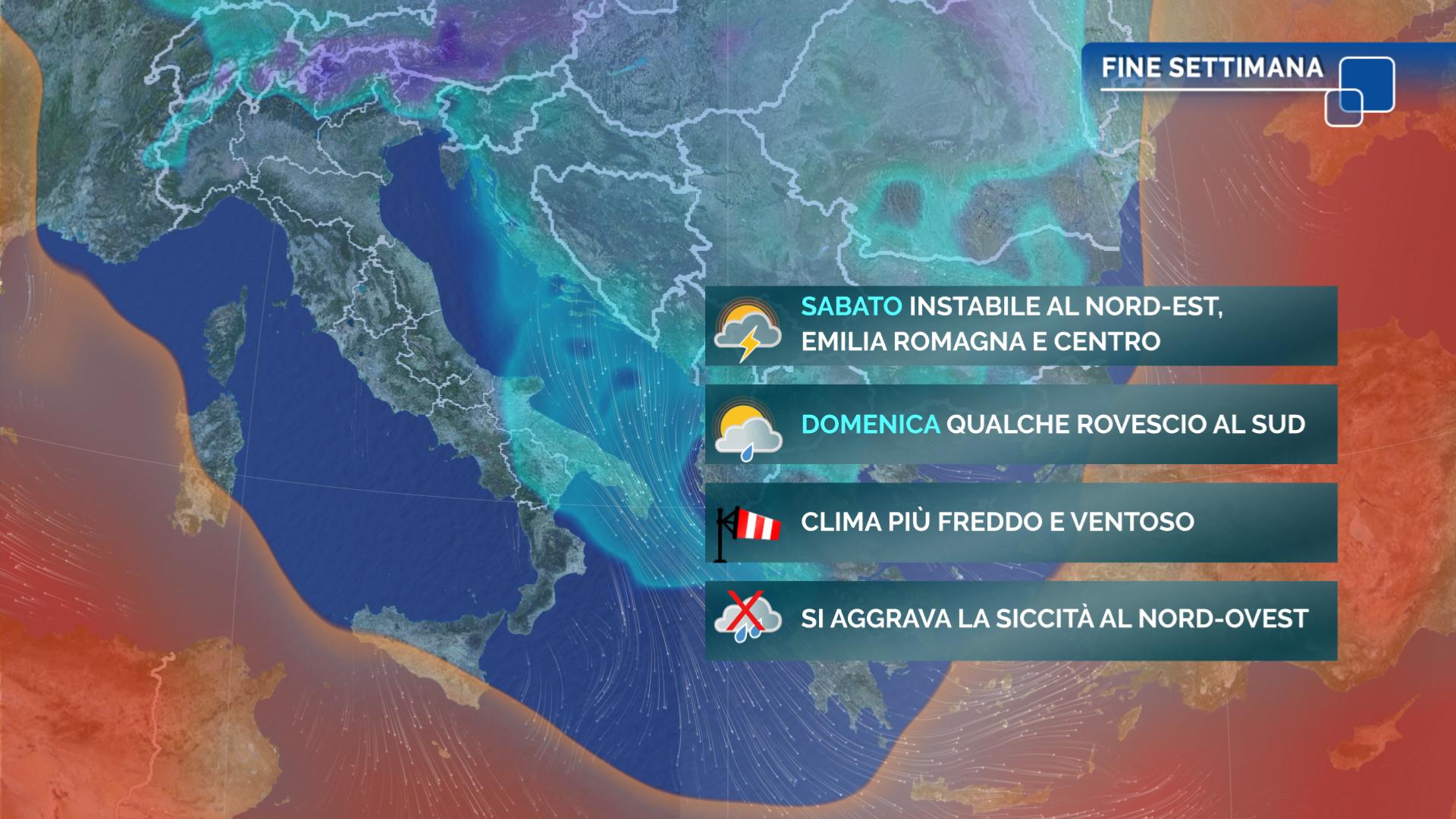 Maltempo Nel Weekend Delle Palme Temporali Un Po Di Neve E Forte