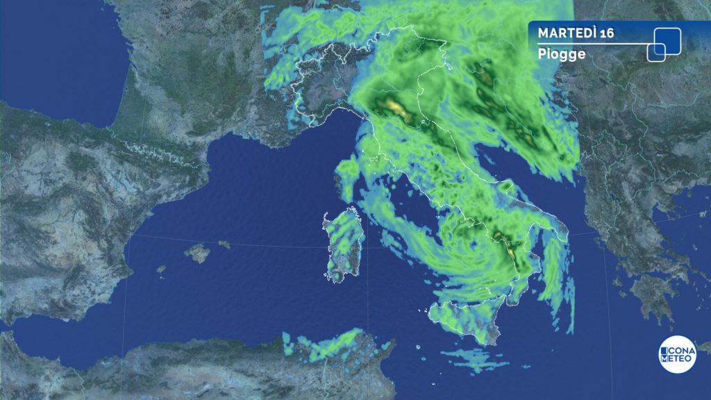 Ciclone Mediterraneo Nubifragi E Venti A 100 Km H Fase Di Nuovo