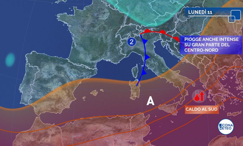 Italia Divisa Tra FORTI TEMPORALI E CALDO Estivo: Inizio Settimana ...