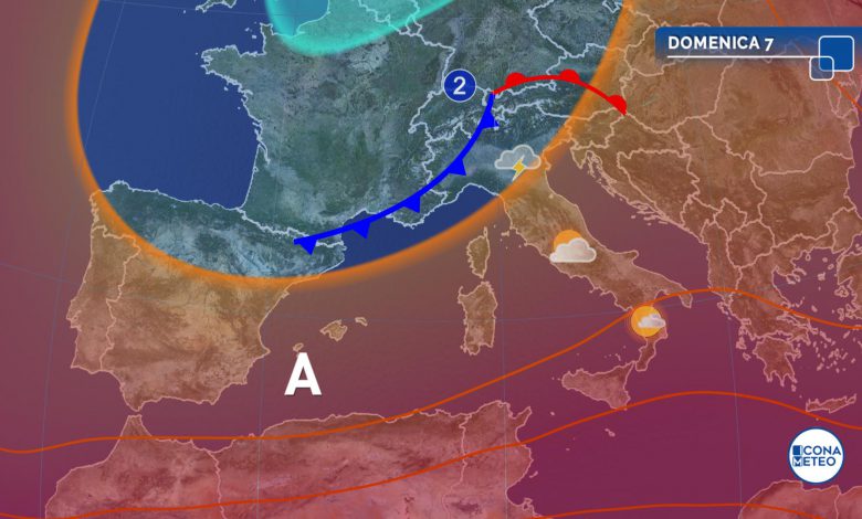 Oggi FORTE MALTEMPO Al Nord: Rischio NUBIFRAGI - Icona Meteo