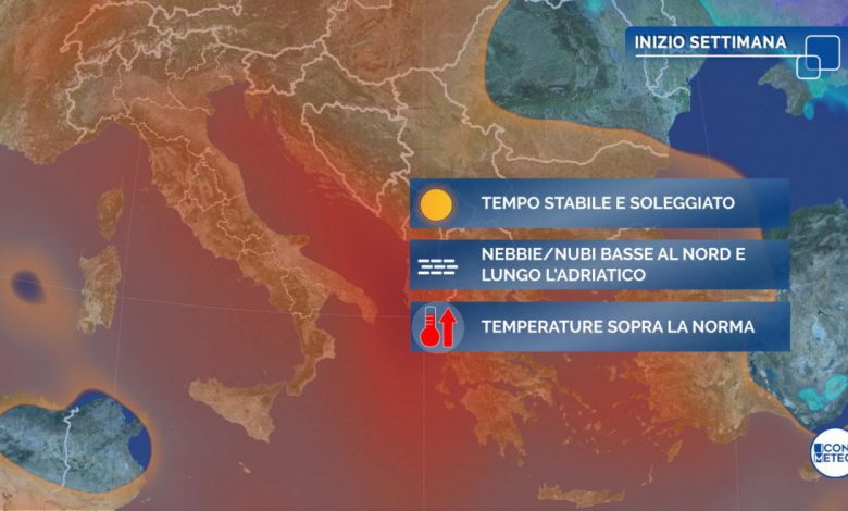 EmiliaRomagna Meteo - Alta pressione e nebbie, qualità dell'aria