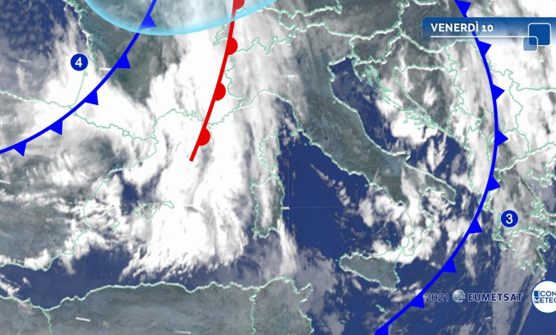 FRONTE FREDDO Sull’Italia: Venti Tempestosi, Temporali E NEVE - Icona Meteo