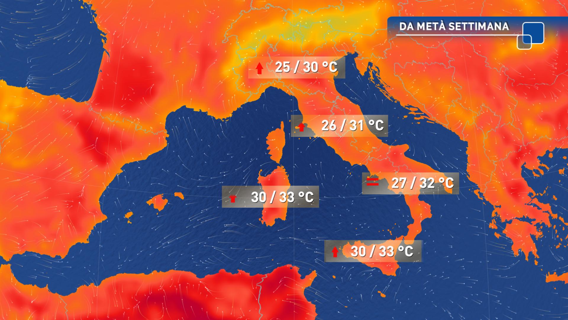 Meteo: Inizio Di Giugno Nel Segno Di Una Nuova E Intensa Ondata Di ...