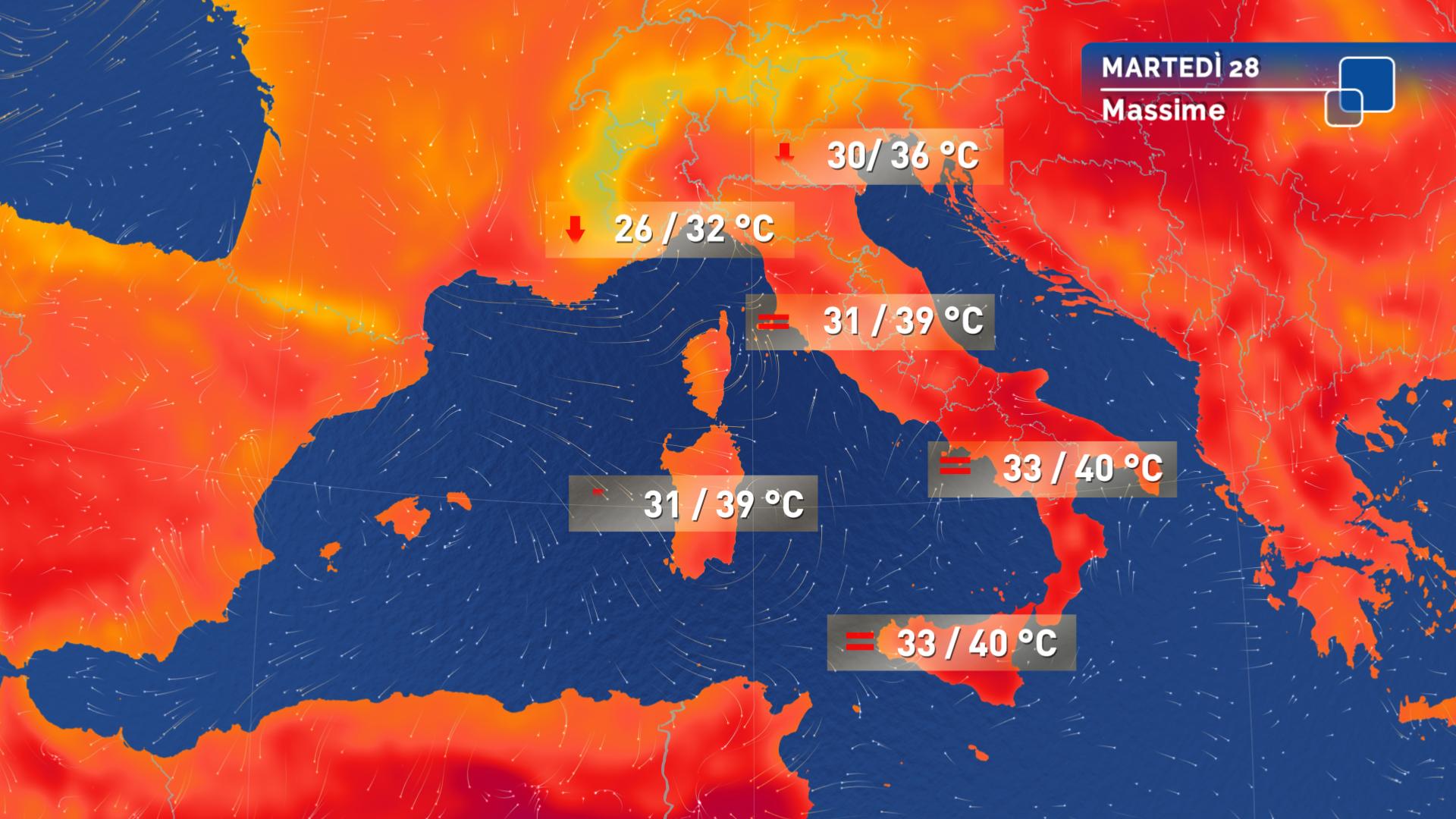 Meteo: Caldo Africano E Afa Ma Anche Forti Temporali E Grandine. Ecco ...