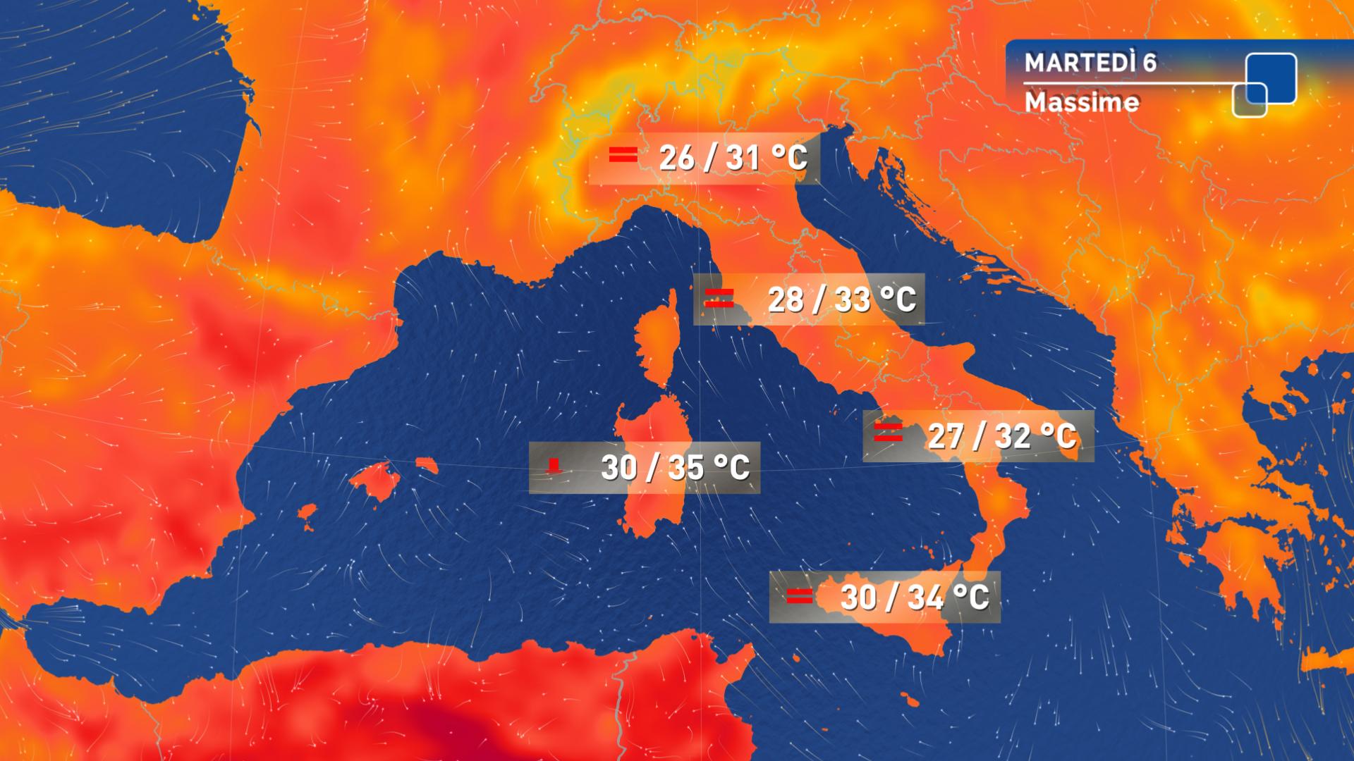 Meteo: Caldo Estivo Al Sud E Nelle Isole, Maltempo In Arrivo Al Centro ...