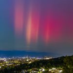 Aurora boreale su Torino