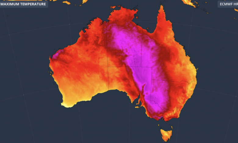 Ondata Di Caldo Anomalo In Australia C A Melbourne Icona Meteo